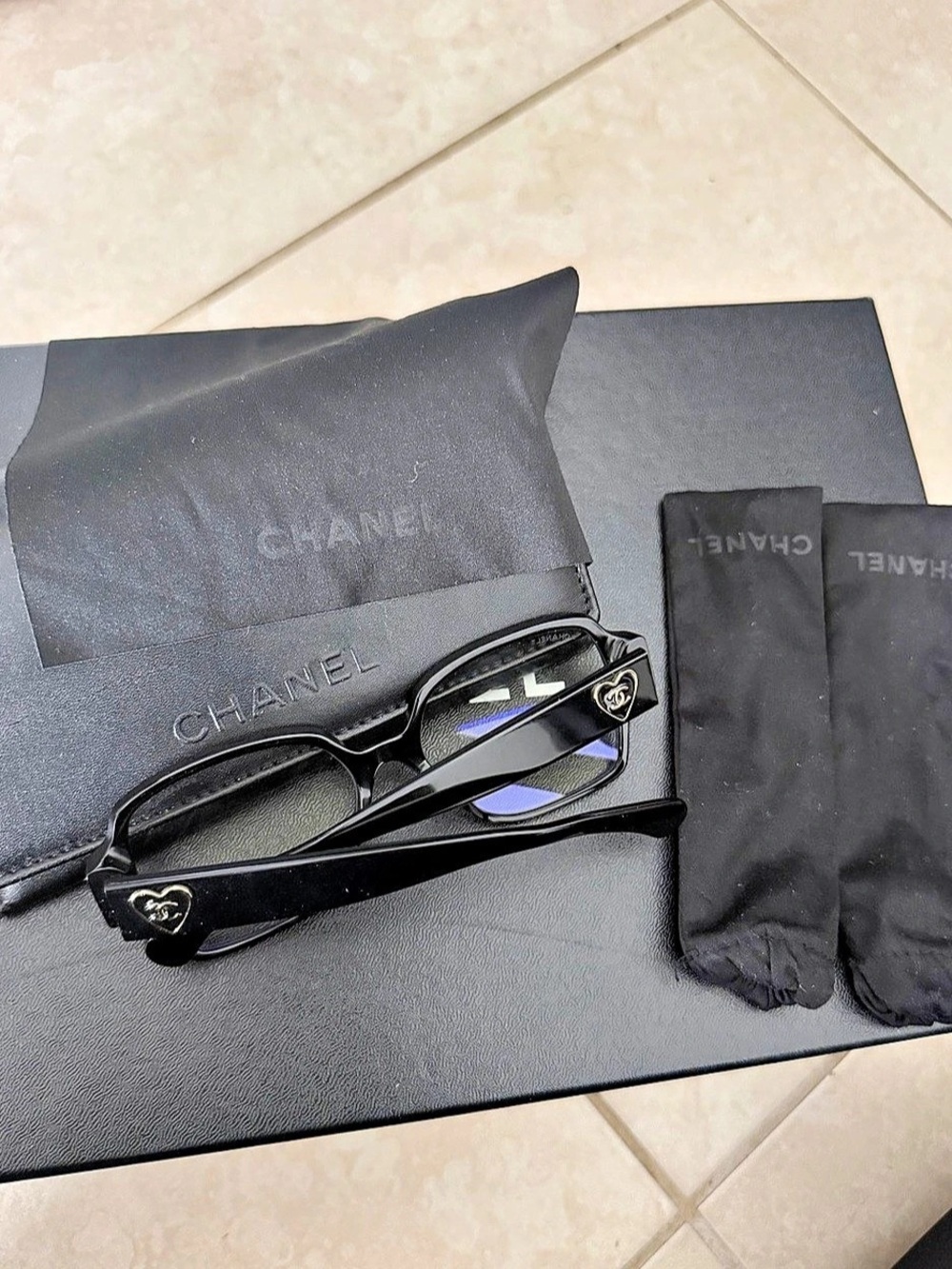 Chane Square blue light glasses